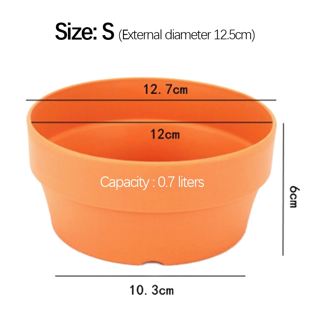 Пластиковый Плантатор Из искусственной терракоты контейнер для растений в виде