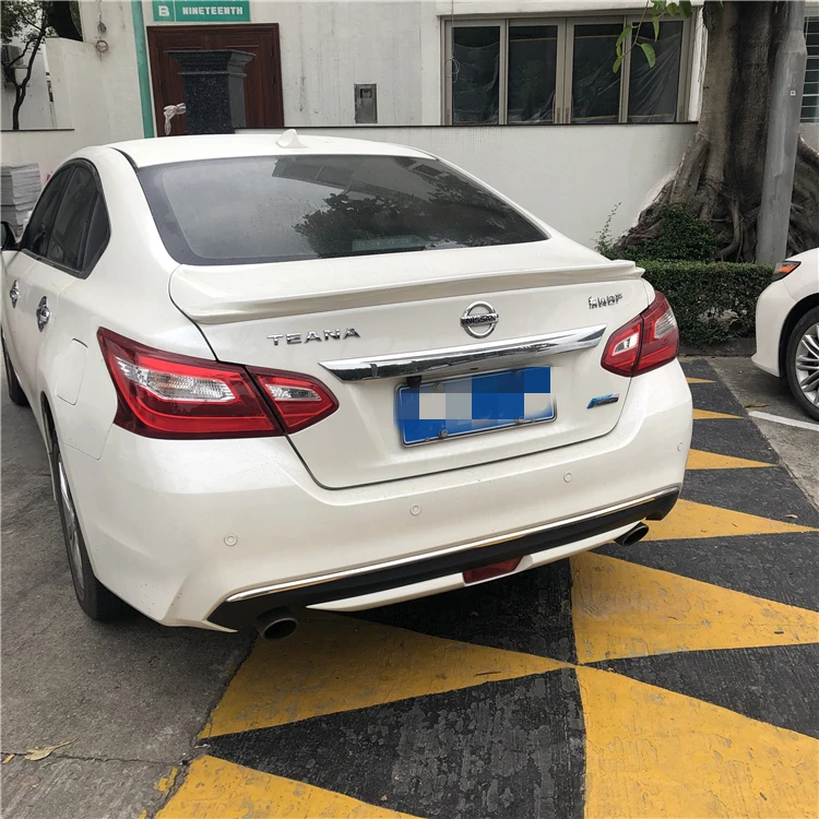 Спойлер для Nissan Teana Altima заднее крыло из АБС-пластика черный/белый цвет задний