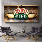 Плакаты и принты на холсте с изображением друзей из сериала центральное Перк-кафе, Настенная картина в скандинавском стиле для декора гостиной