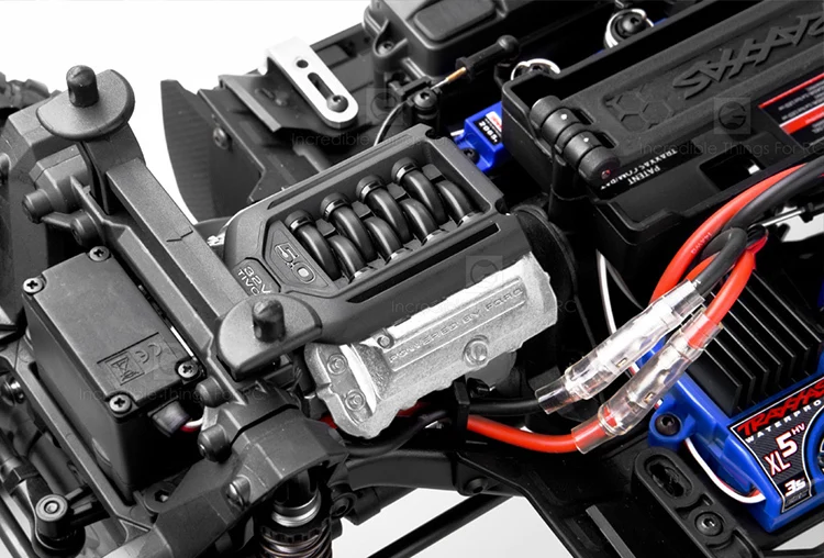 Имитация F11 V8 5,0 радиатор двигателя двойной вентилятор для 1/10 RC Гусеничный автомобиль TRX4 Defender Bronco AXIAL SCX10 RC4WD D90 D110