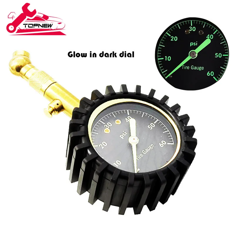 

2 in 1 Professional Rapid Air Down Tire Deflator Pressure Gauge 60/100PSI with Special Chuck for 4X4 Large Offroad Tires on Jeep