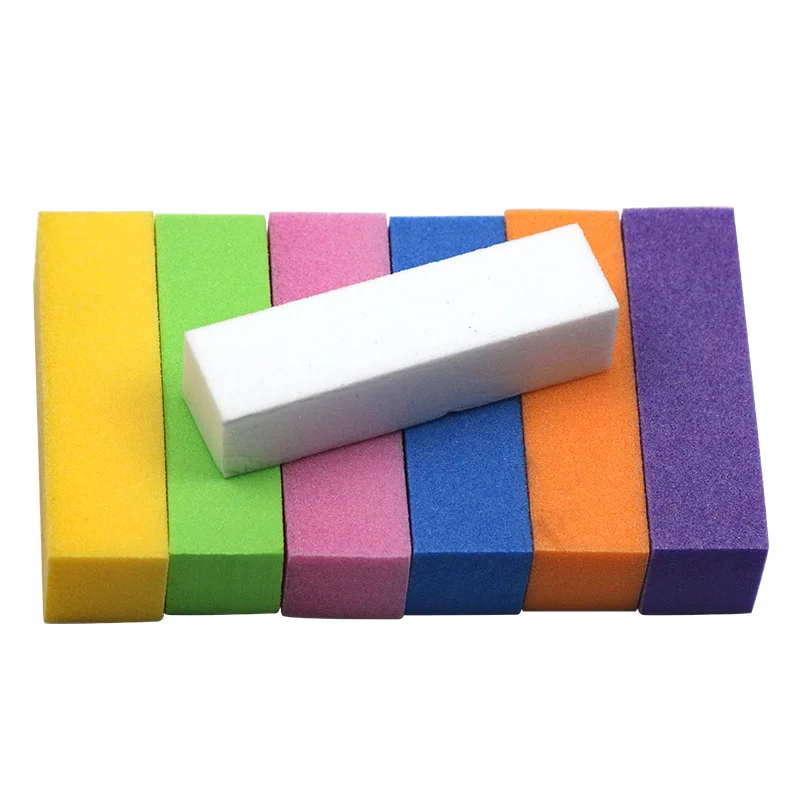 1 шт. разноцветные Формочки брусок для ногтей УФ гель шлифовки полоски маникюр с