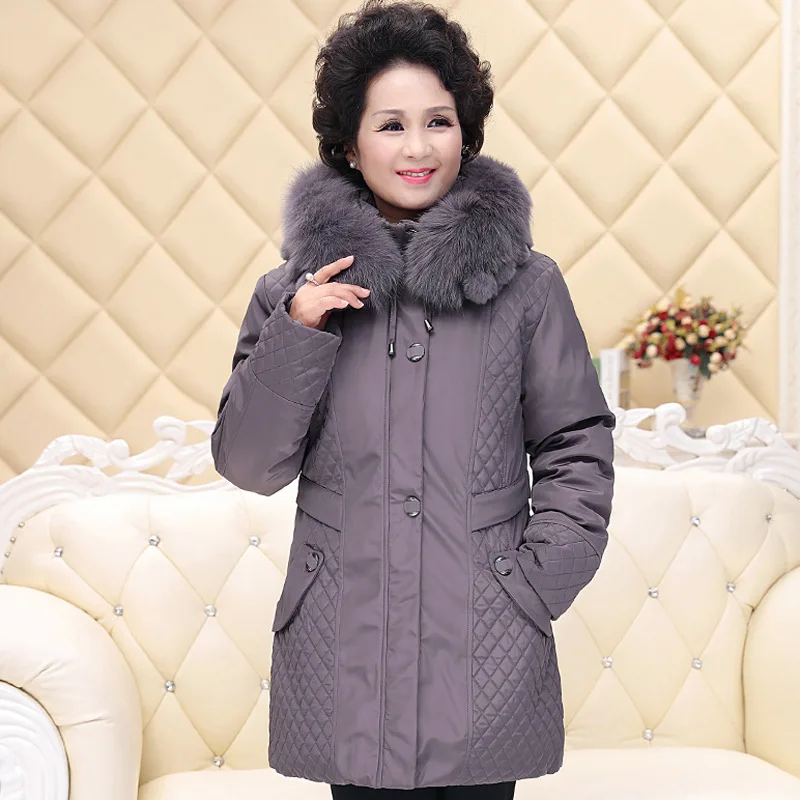 Женская куртка с капюшоном и съемной подкладкой длинная парка размера плюс для