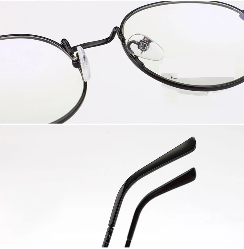 Круглая оправа для очков с защитой от синего цвета светильник очки Ретро