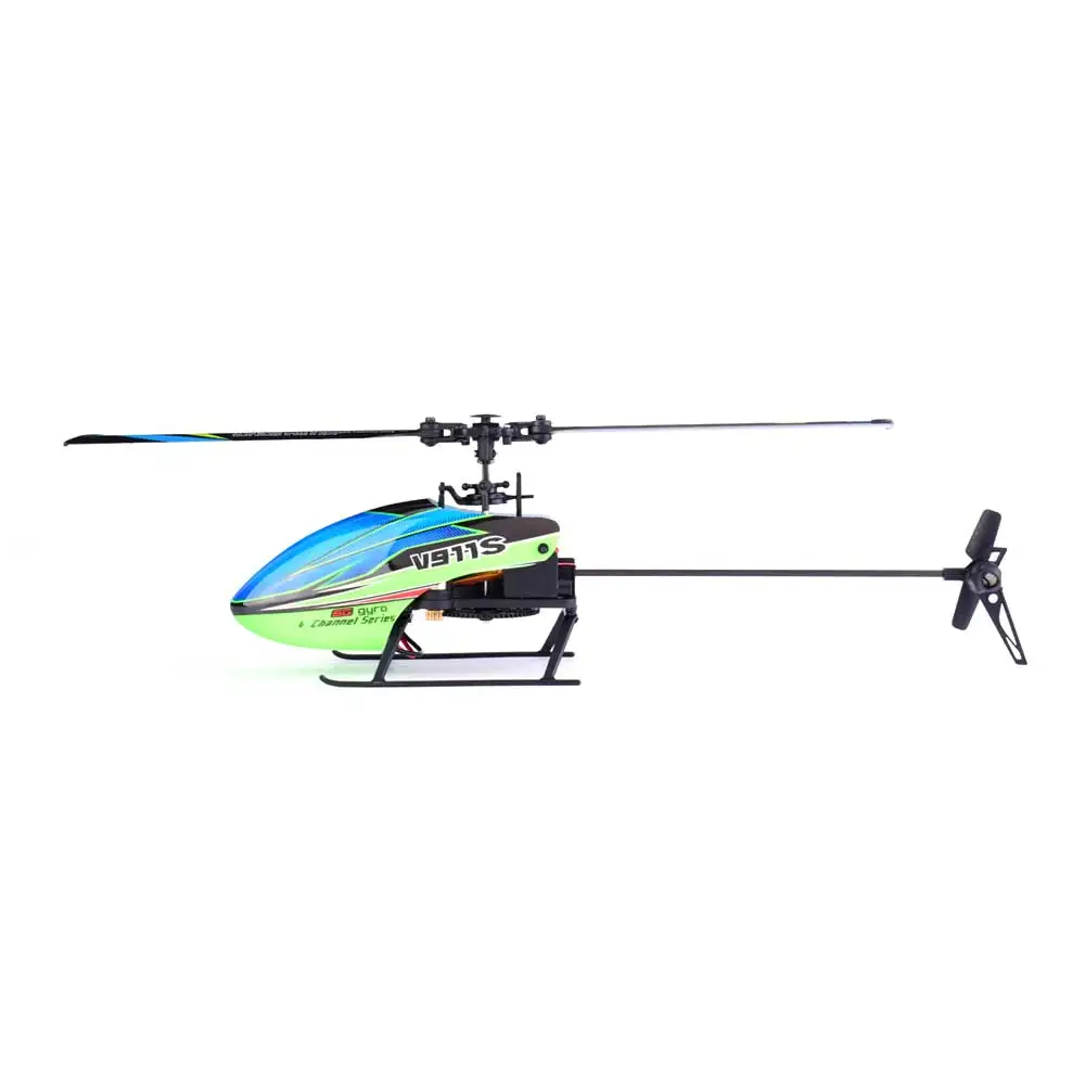 WLtoys V911S Мини RC вертолет 2 4G 4CH 6 Aixs гироскоп с одним лезвием беспилотный самолет