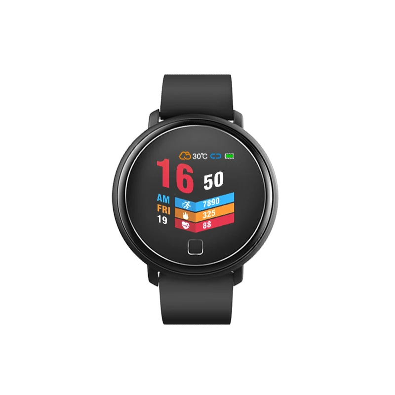 HW06 Black Silica 696 HW06 Смарт-часы ips Цвет Экран OTA сердечного ритма крови Давление уровень кислорода в крови регистрирующий шагомер Модные Смарт-браслет - Цвет: HW06 Black Silica