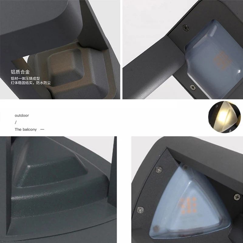 MUCHTING СВЕТОДИОДНЫЙ дорожный столбик светильник Открытый Садовая лужайка