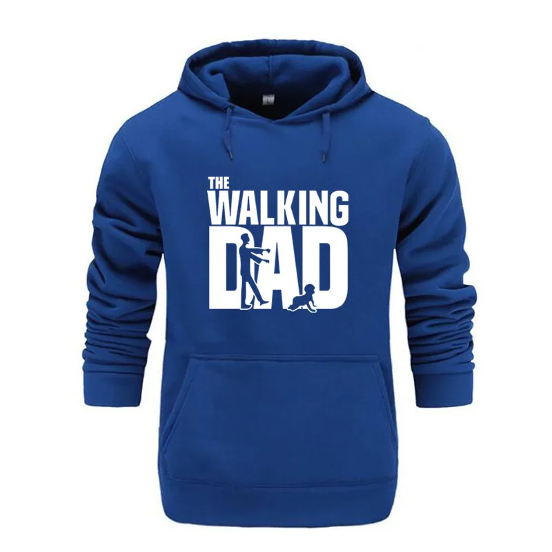 The Walking Dad Новый Бренд Модной Печатной Спортивной Одежды Толстовки Мужские Женские Унисекс Свитшоты Мужские с Капюшоном Хороший Пуловер Худи он.
