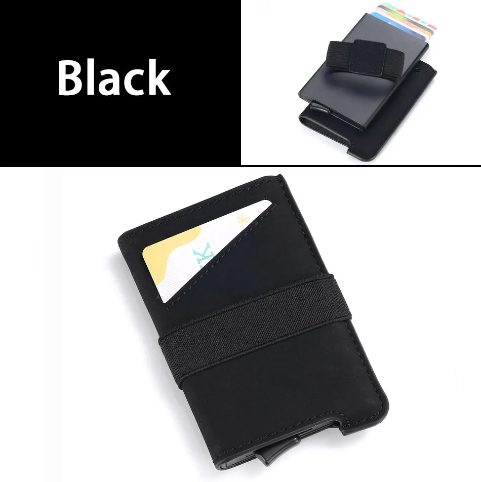 DIENQI RFID визитница мужские кошельки высокого качества кожаный кошелек Винтажный Мужской тонкий мини маленький кошелек, сумочка Smart Vallet