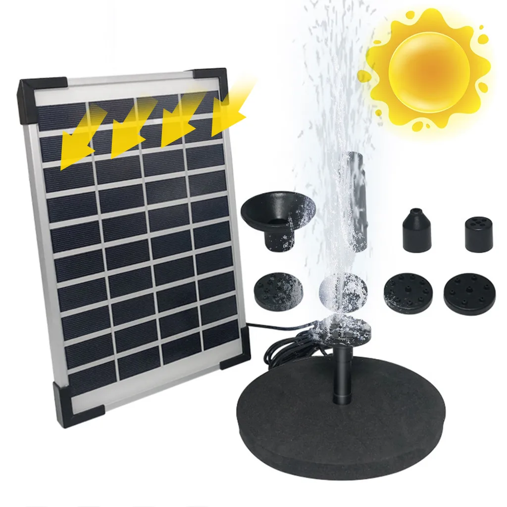

Solar Water Panel Power Geyser Pump Kit Pool Garden Pond Watering Submersible #14