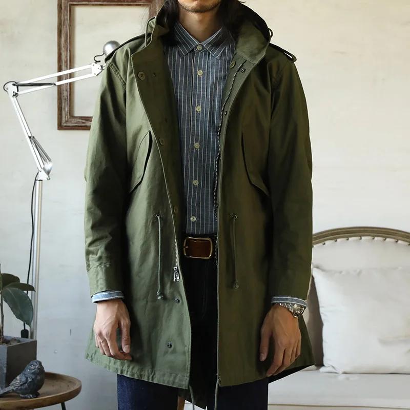 M51 прочтите описание! Классическая Армейская парка ручной работы большого