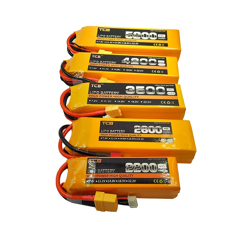 TCB RC игрушки LiPo батарея 11 1 V 5200mAh 25C 3S для радиоуправляемый самолет Квадрокоптер