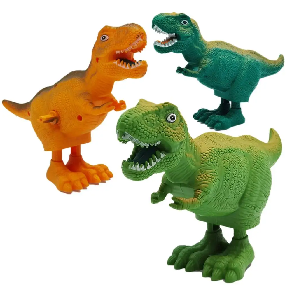 

Kids Novelty Clockwork Dinosaur Toy Spring Wind Up Educational Dina Toy Birthday Gift For Boy Girl Kids