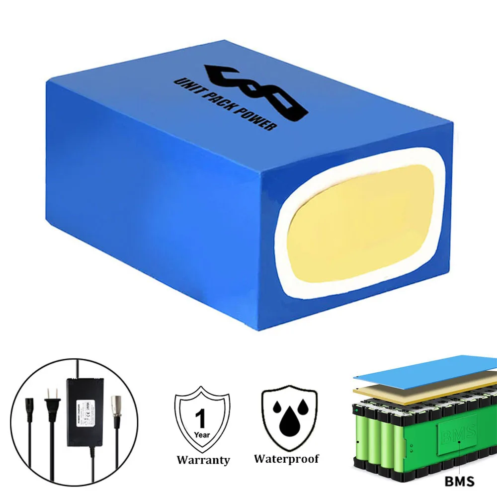 Аккумулятор для электроскутера LG 21700 72 В 60 в 48 52 36 ПВХ водонепроницаемый