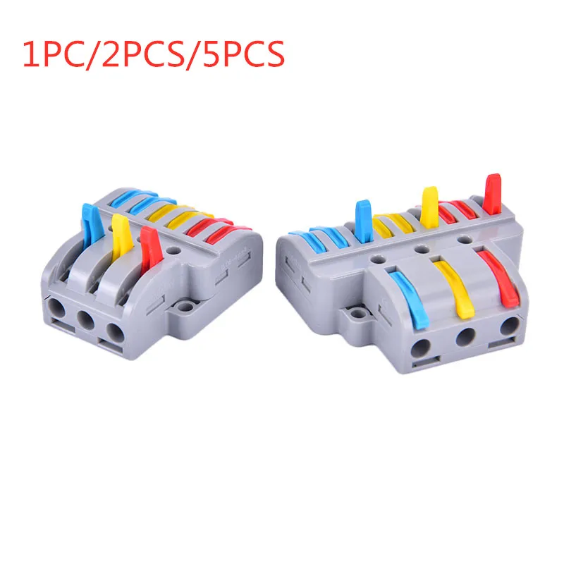 

Quick Wire Connector PCT SPL Universal Wiring Cable Connectors Push-in Conductor Terminal Block Led light electrical splitter