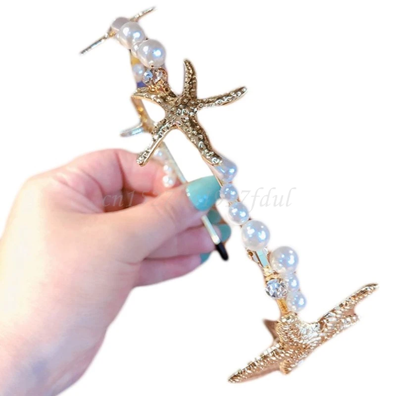 Женский обруч для волос в минималистичном морском стиле винтажный с