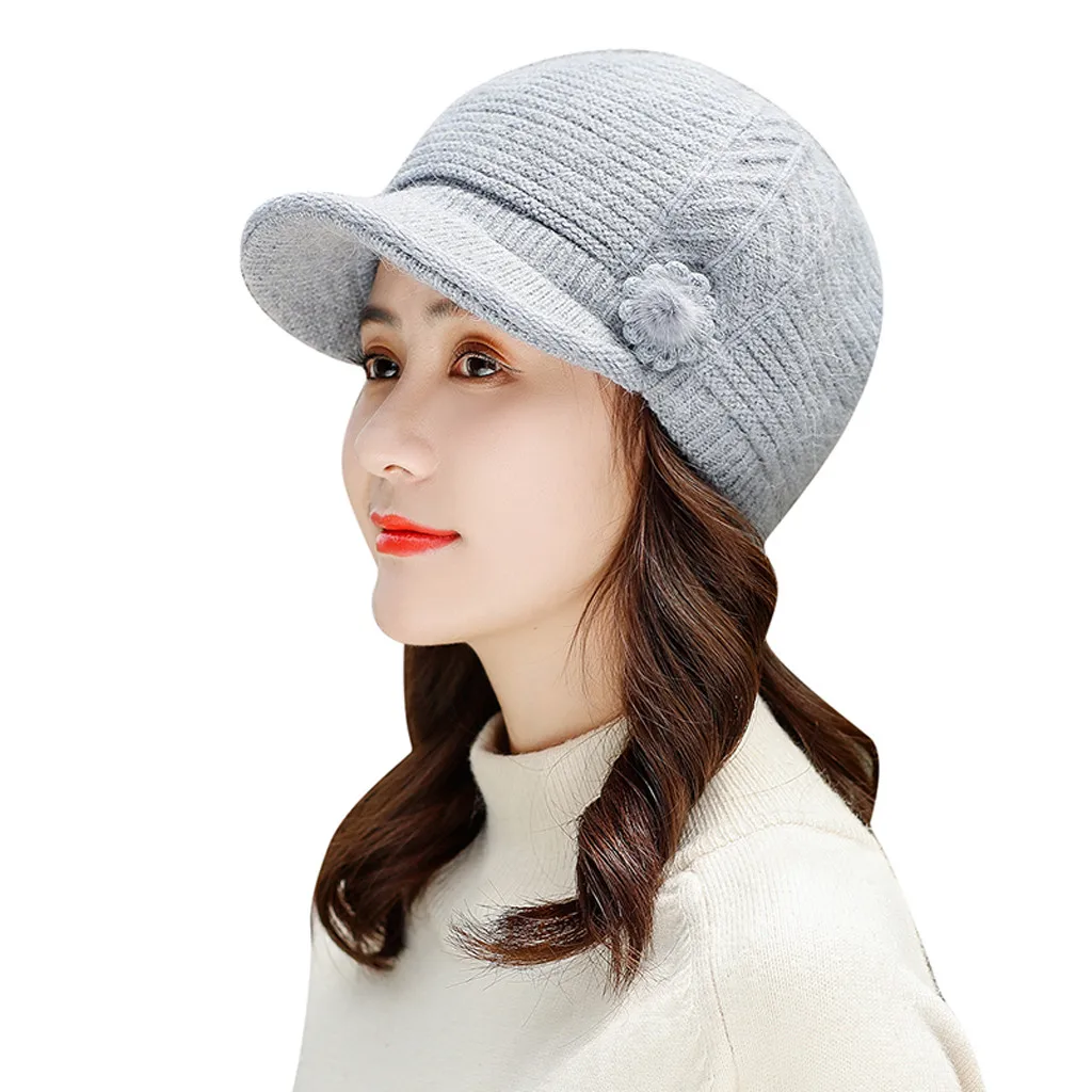 Горячая леди осень зима береты шляпа французский художник Ретро стиль теплая