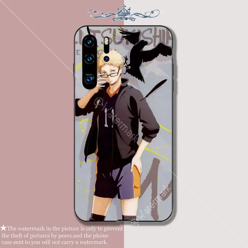 

Haikyuu TO THE TOP Luxury Phone Case Coque For Huawei P20 P30 P40 Lite P20 P30 P40 Pro P Smart Z 2019 Silicone Cases Fundas