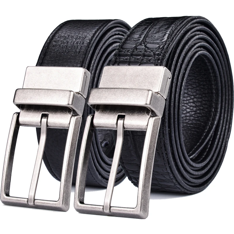 Мужские повседневные кожаные ремни 2 в 1|Мужские ремни| |