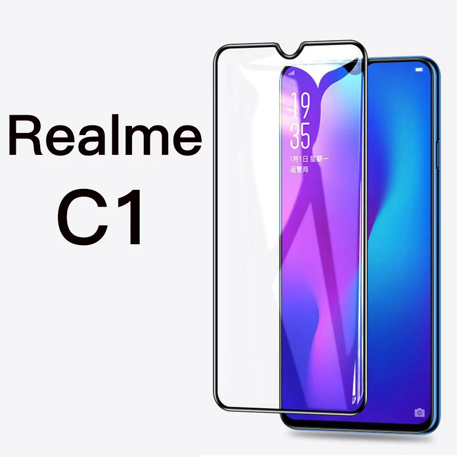 Realme C1 GFAITH для Realme 3 Защитная пленка для экрана, 3D Полностью закаленное стекло для экрана для Realme 3 Pro 2 Pro C2 стекло Realme 5 Pro X2 Pro - Цвет: Realme C1