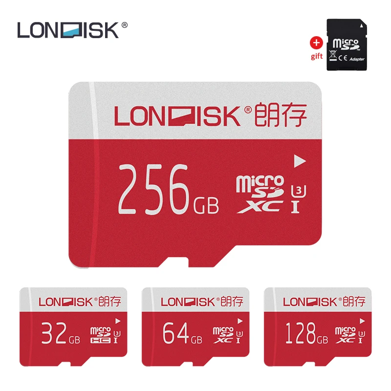 Оригинальные Londisk Micro SD карты Class10 U3 TF card16gb 32 ГБ 64 ГБ 128 ГБ 90 МБ/с. карты памяти для samrtphone и настольный ПК