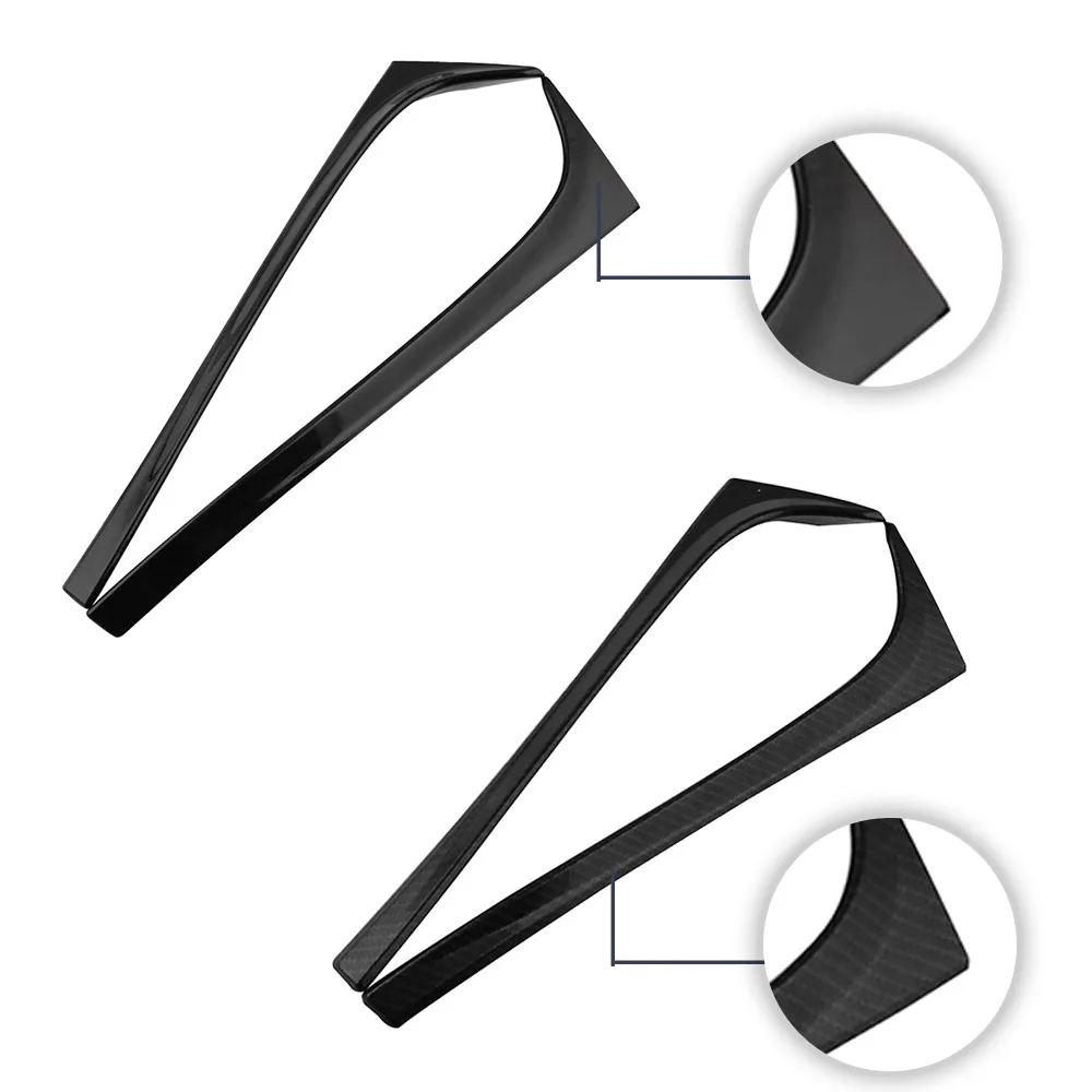 Углеродное волокно аксессуары Спойлеры черный окрашенный задний спойлер Крылья