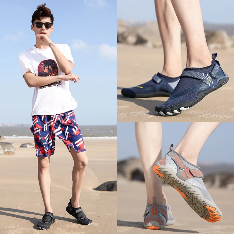 

Men Women Quick-Dry Wading Shoes Water Shoes Breathable Aqua Upstream Antiskid Outdoor Sports Wearproof Beach Sneakers Woman