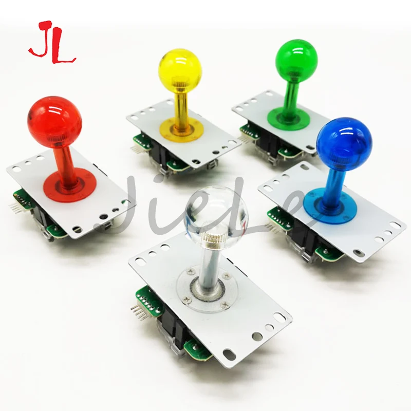 Прозрачный Кристальный аркадный джойстик копия SANWA Type Stick с овальным хрустальным