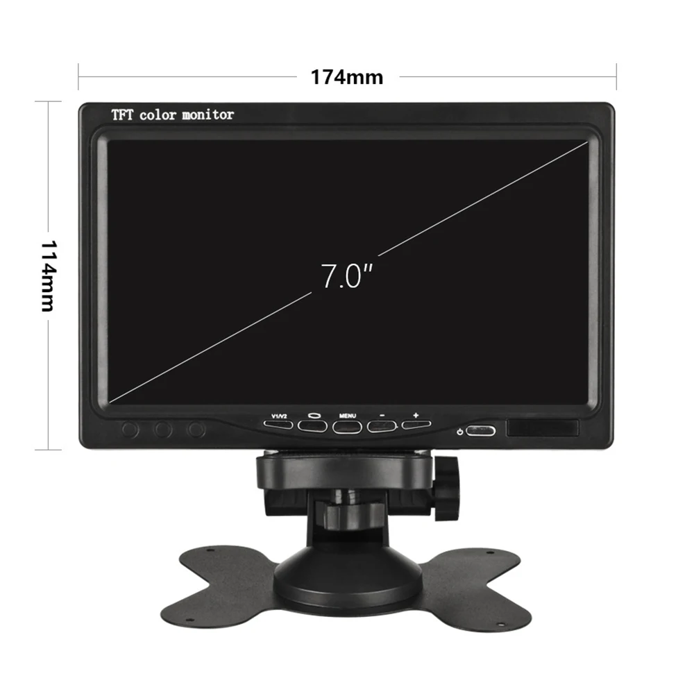 Car Rear View Camera Reversing Parking System Kit 7&quot inch LED CCD Wireless LCD Monitor Waterproof Night Vision Backup | Автомобили и