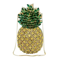 have stock factory has stock tropical fruit pineapple evening pack cocktail party dinner pack luxury diamond upscale atmosphere