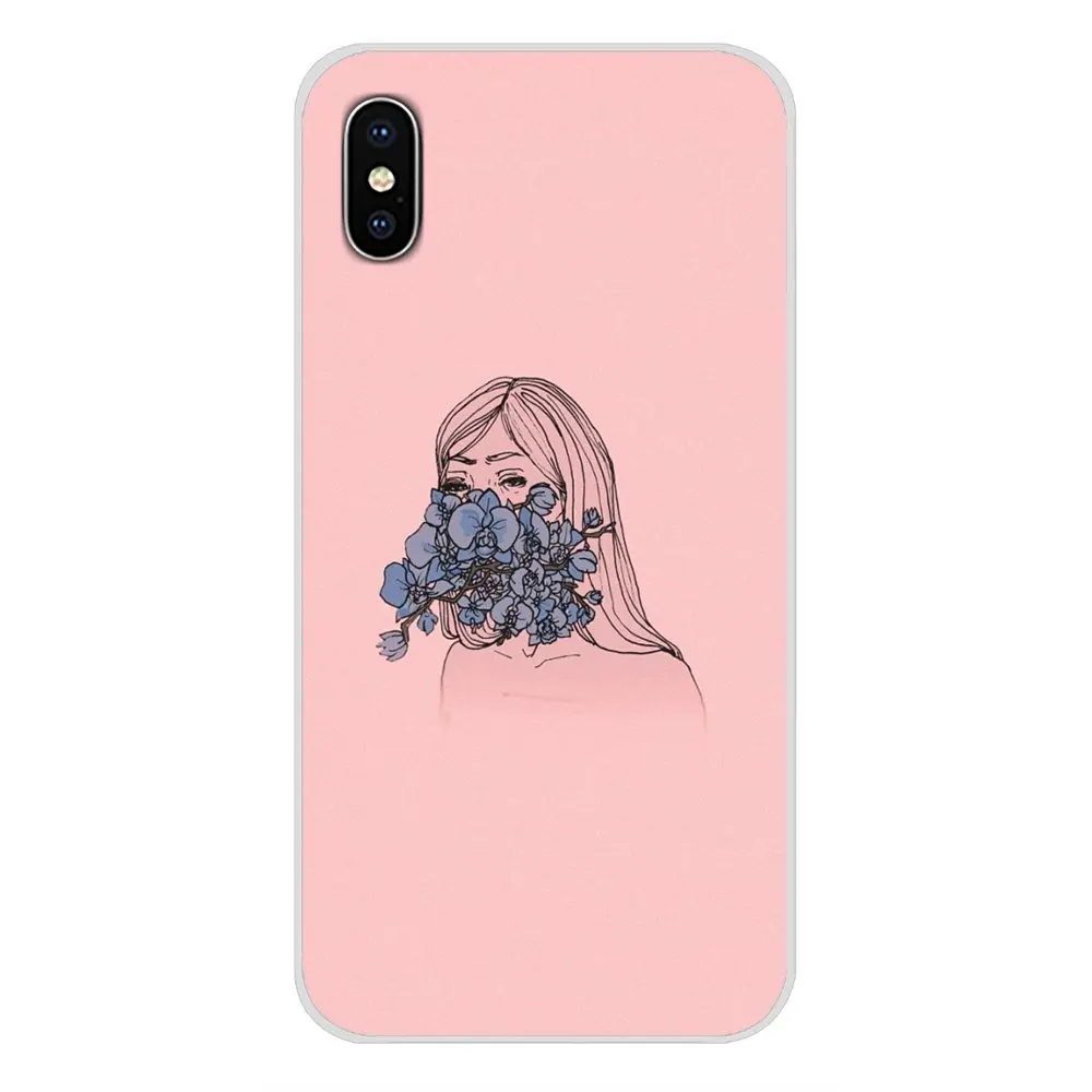 Accessories Phone Cases Covers Retro Art line pair For Samsung A10 A30 A40 A50 A60 A70 M30 Galaxy Note 2 3 4 5 8 9 10 PLUS | Мобильные