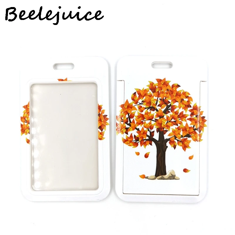 

Autumn fallen leaves Art Cartoon Anime Fashion Lanyards Bus ID Name Work Card Holder Accessories Decorations Kids Gifts