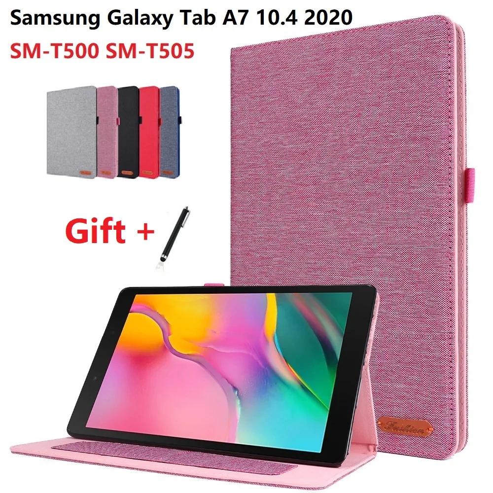 

Чехол для Samsung Galaxy Tab A7 2020 SM-T500 T500 Чехол легкий накладка на заднюю панель из поликарбоната и функцией автоматической блокировки и разблокиров...