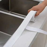 3.2M New Sealing Strip Bathroom Shower Sink Bath Caulk Tape White PVC Self Adhesive Waterproof Wall Tape for Bathroom Kitchen