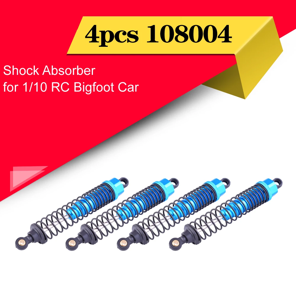 4 шт. 108004 синий металлический амортизатор подвески демпфер для 1/10 RC автомобиля
