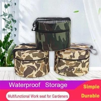 ultra light wearable gardening stool outdoor fishing chair bag camping stool portable backpack cooler insulated picnic bag hikin