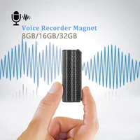 magnet mini audio voice recorder 600 hours recording magnetic professional digital hd dictaphone mp3 player grabadora long work