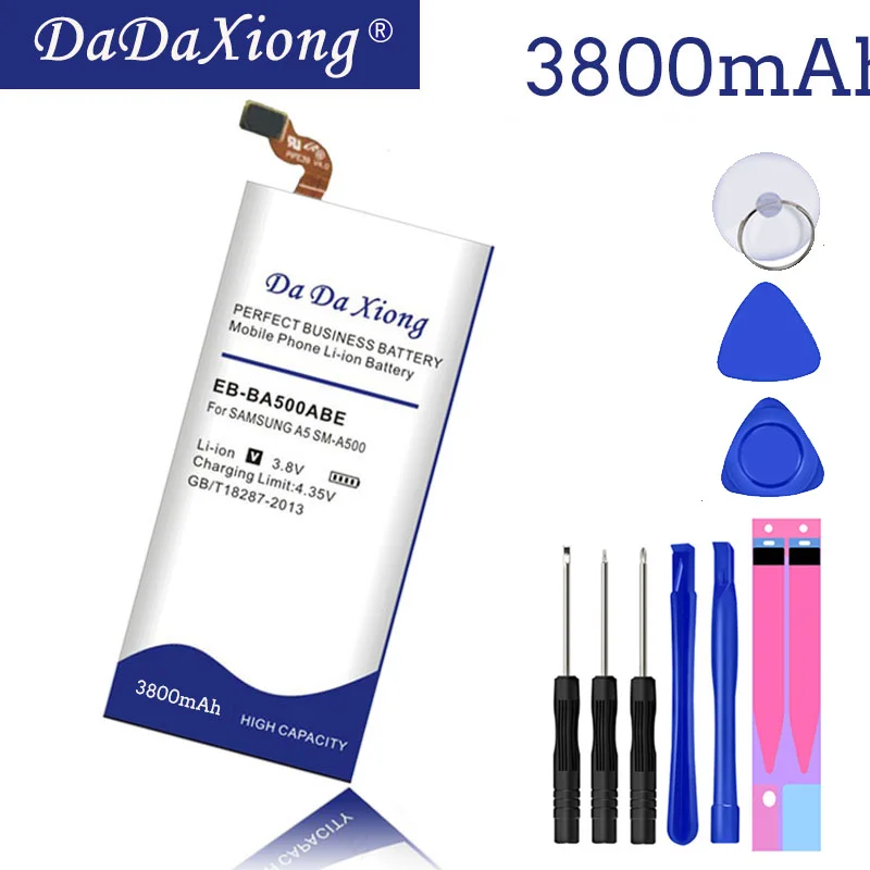 Аккумулятор Da Xiong 3800 мА/ч EB BA500ABE батарея для Samsung Galaxy A5 A5000 A5009 SM A500F A500 батареи