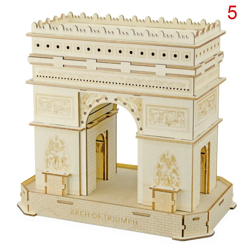 

2020 3D Building Puzzle Model Toys World Souvenir Tower Bridge Architecture Jigsaw Kit