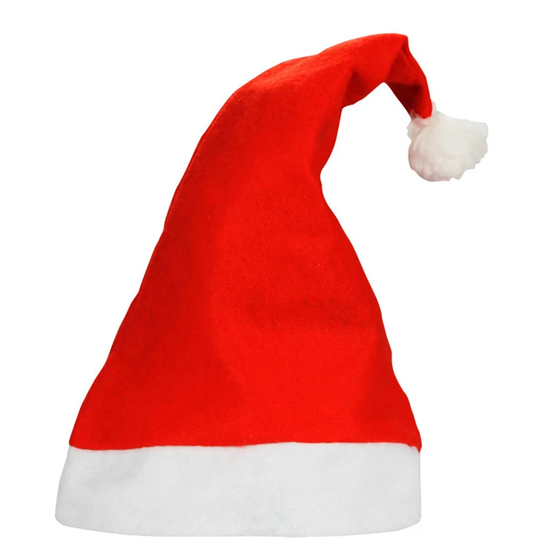 

New Year Plush Christmas Hat Men Women Kids Christmas Decorations for Home Party Winter Warm Hats Cap Unisex Gift Hat