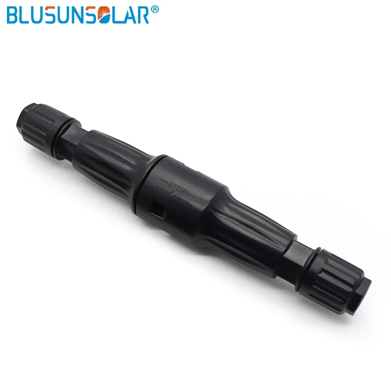

BLUSUNSOLAR 50pcs/lot Waterproof 1500V DC Solar In-line Fuse Holder With Male And Female Connector PV Solar Fuse Holder