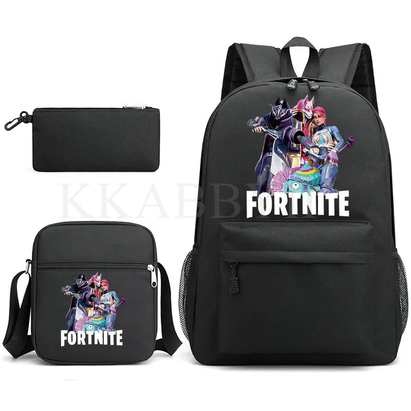 Рюкзак Fortnites для учеников аниме модные сумки с двумя ручками детский школьный