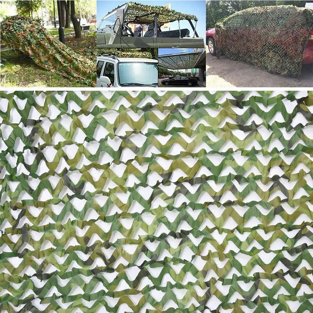 

Woodland Camo Netting Camouflage Net Privacy Protection Camouflage Mesh For Camping Forest Landscape Shelter Garden Plant Shade