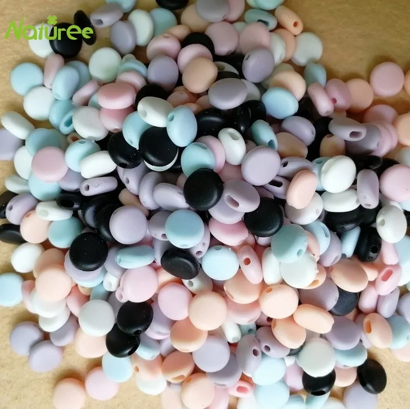 1000 шт. разноцветные мягкие пластиковые Силиконовые Круглые эластичные