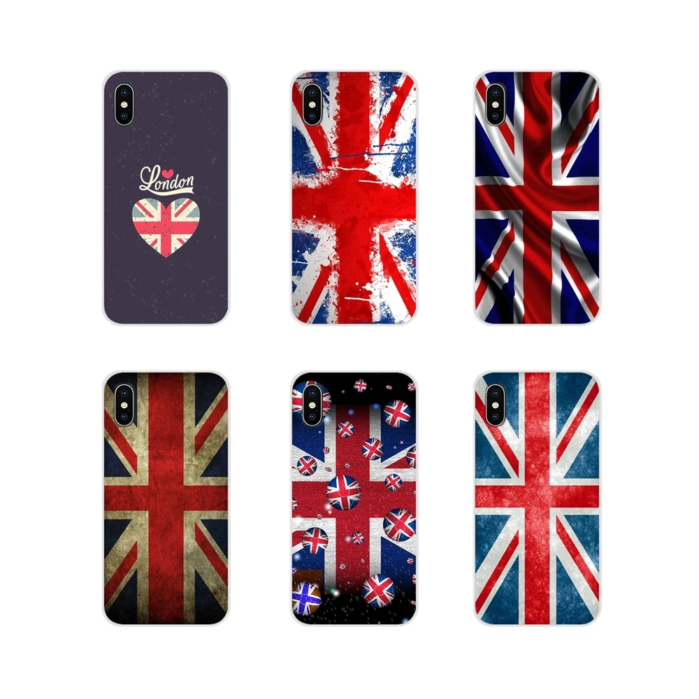 Для Apple IPhone X XR XS 11Pro MAX 4S 5s 5C SE 6S 7 8 Plus ipod touch 5 6 английские аксессуары с национальными