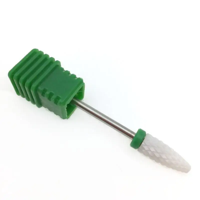 3 типа керамический сверло для ногтей 3/32 &quotвращающиеся режущие биты маникюра