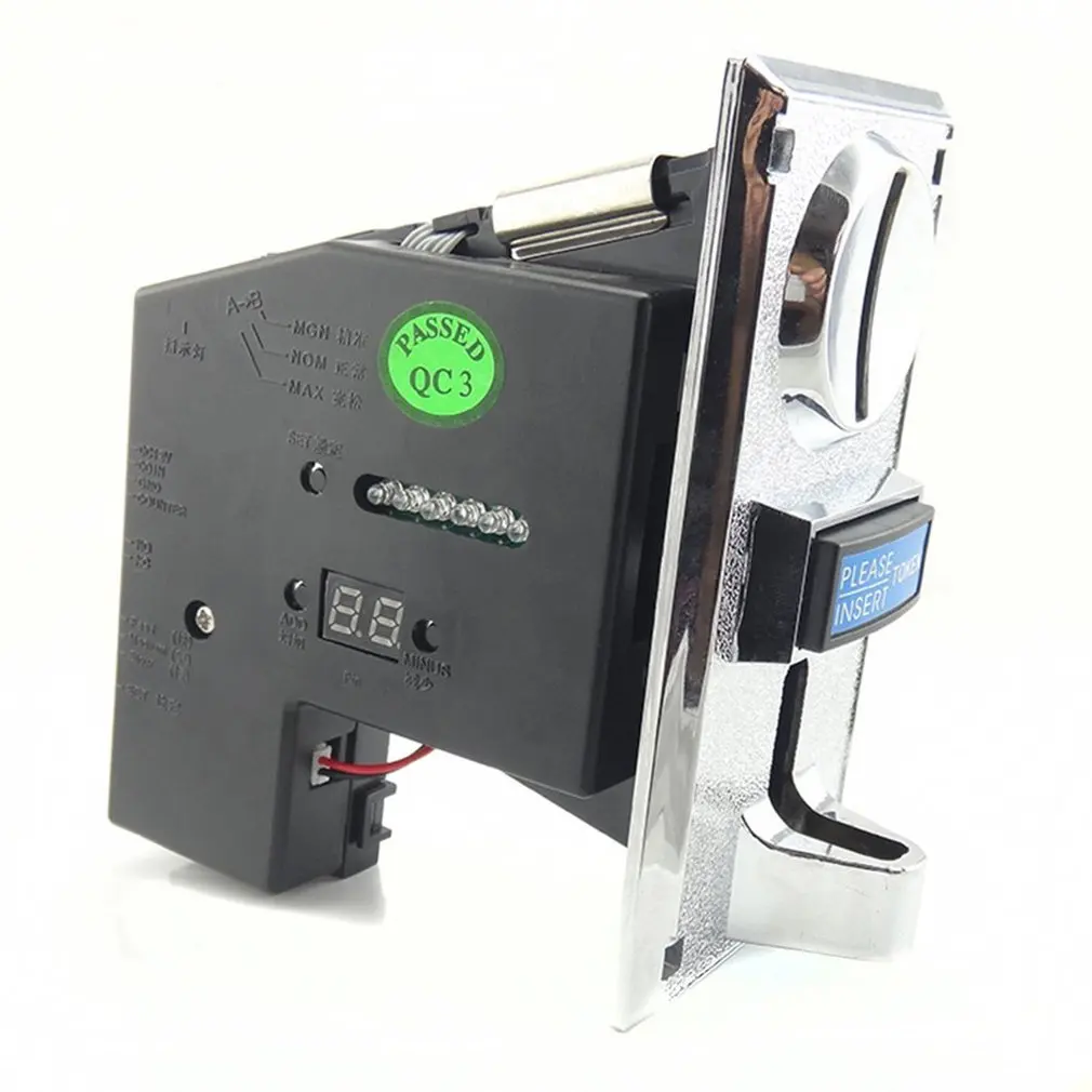 

Durable Programable Plastic Multi Coin Acceptor Electronic Roll Down Coin Acceptor Selector Mechanism Side Coin Selector