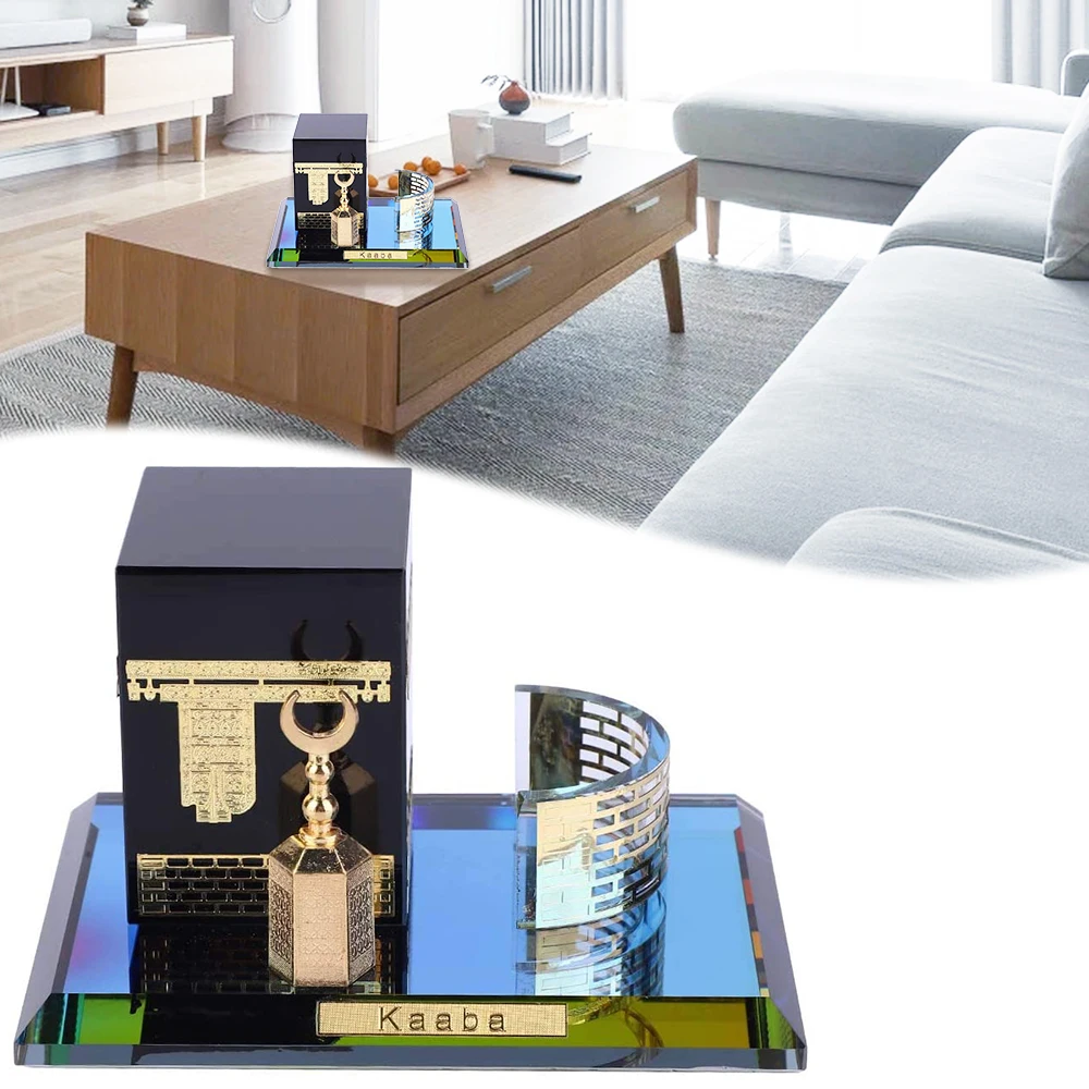 Мусульманская позолоченная модель Кааба из трех частей мусульманские