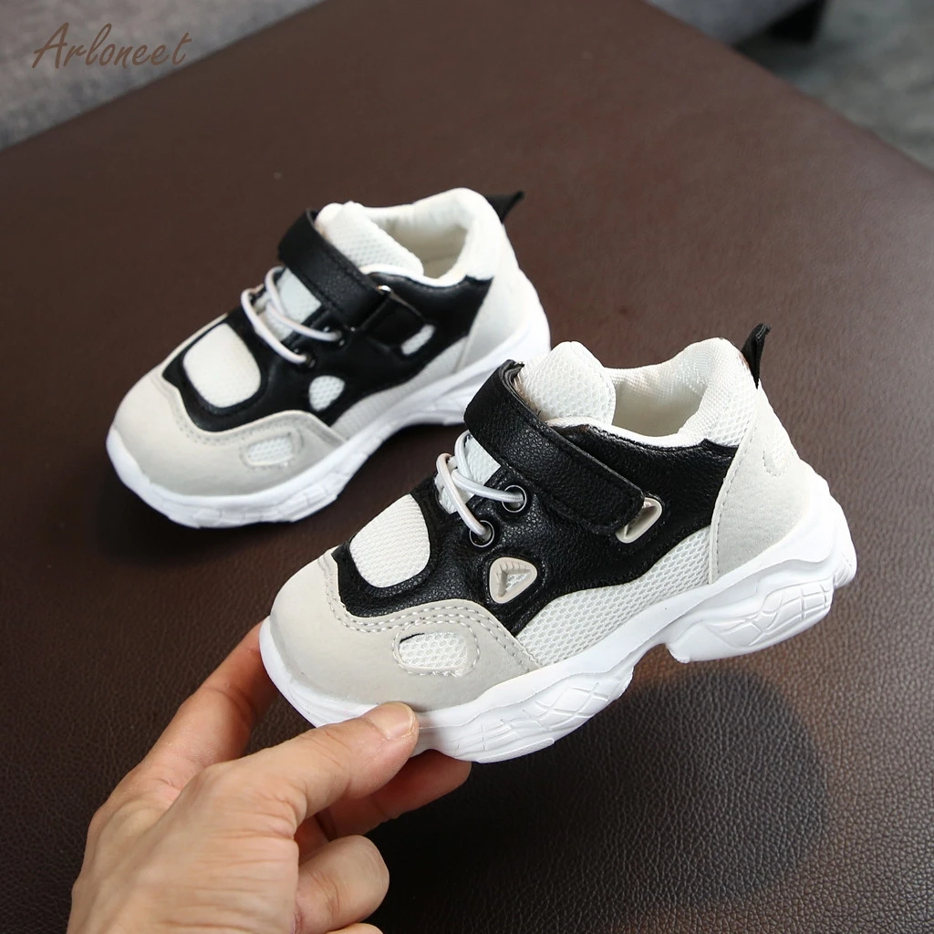 

High quality 2019 autumn Breathable Toddler Infant Kids Baby Girls Boys Soft Sole Mesh Running Sport Shoes Sneakers for Kids