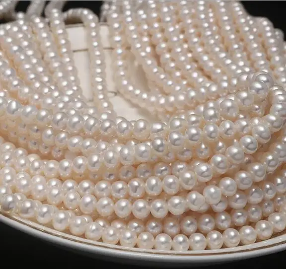 

Jewelry Natural freshwater pearl Good quality punch natural fresh water pearl 5-6mm egg shaped treasure Loose beads